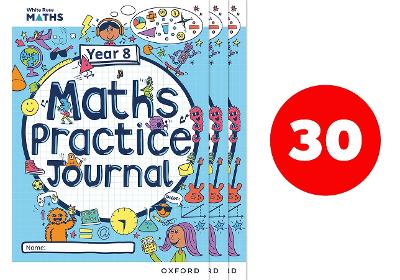 White Rose Maths Practice Journals Year 8 Workbooks: Pack of 30