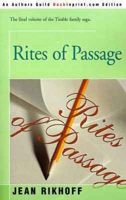 Rites of Passage