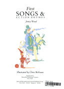 First Songs and Action Rhymes