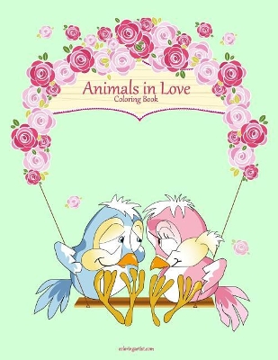 Animals in Love Coloring Book 1