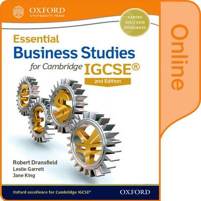 Essential Business Studies for Cambridge IGCSE (R): Online Student Book