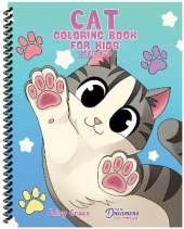 Cat Coloring Book for Kids Ages 4-8: Cute and Adorable Cartoon Cats and Kittens