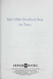 God's Little Devotional Book for Teens