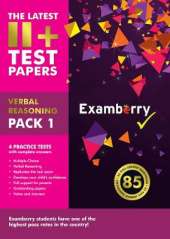 11+ Test Papers - Verbal Reasoning Pack 1
