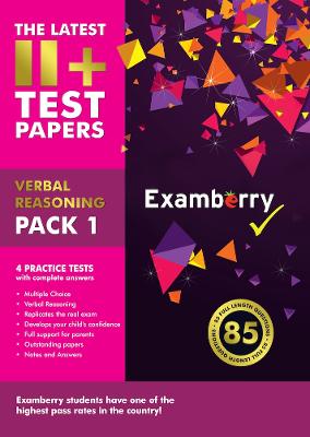 11+ Test Papers - Verbal Reasoning Pack 1