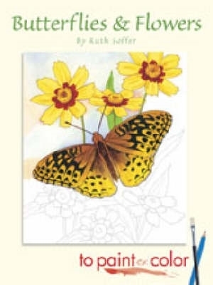 Butterflies and Flowers to Paint or Color