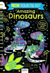 Neon Scratch Art: Amazing Dinosaurs