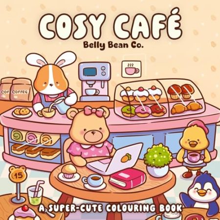Cosy Café: A super-cute colouring book