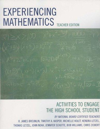 Experiencing Mathematics: Activities to Engage the High School Student