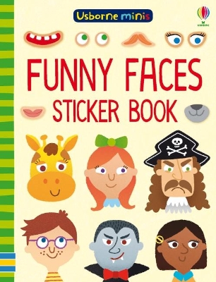 Funny Faces Sticker Book x 5 pack