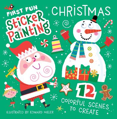 First Fun Sticker Painting: Christmas: 12 Colorful Scenes to Create