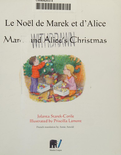 Marek and Alice's Christmas in French and English