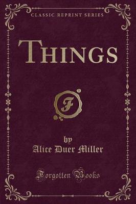 Things (Classic Reprint)