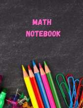 Math Notebook: Large Simple Graph Paper Notebook / Mathematics and Science Notebook / 120 Quad ruled 4x4 pages 8.5 x 11 / Grid Paper Notebook for Math and Science Students