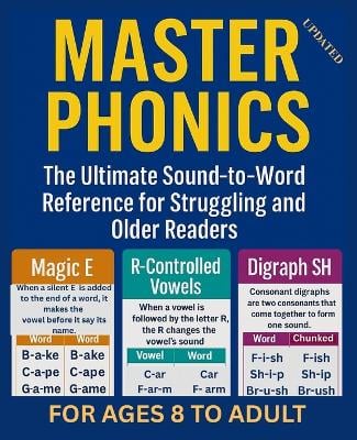 Master Phonics: The Ultimate Sound-to-Word Reference Guide for Struggling Readers, Older Kids & ELLs