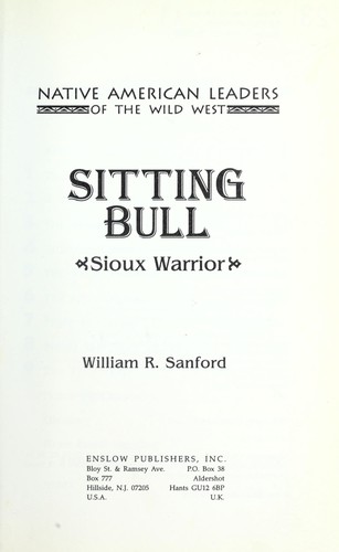 Sitting Bull: Sioux Warrior