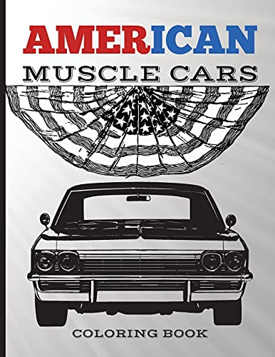 American Muscle Cars Coloring Book