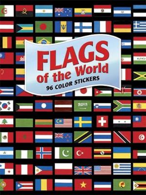 Flags of the World: 96 Color Stickers