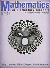 Mathematics for Elementary Teachers: A Contemporary Approach