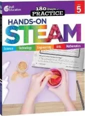 180 Days™: Hands-On STEAM for Grade 5: Practice, Assess, Diagnose