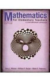 Mathematics for Elementary Teachers: A Contemporary Approach