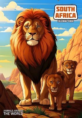 Animals around the world - South Africa: Coloring Book
