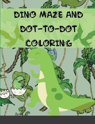 Dino maze and Dot-to-Dot coloring: Junior paleontologists