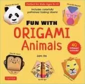 Fun with Origami Animals Kit: 40 Different Animals! Includes Colorfully Patterned Folding Sheets! Full-color Book with Simple Instructions (Ages 6 - 10)
