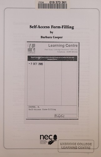 Self-access Form Filling