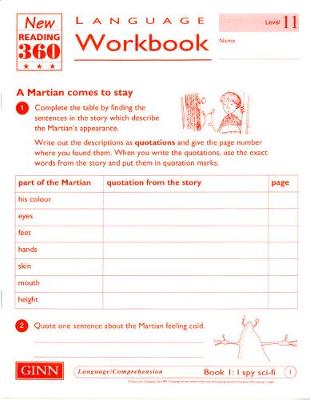 New Reading 360 Language Workbook 11