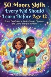 50 Money Skills Every Kid Should Learn Before Age 12: Fun, Practical Money Lessons for Kids - Saving, Spending, Budgeting, Smart Choices & Confidence-Building