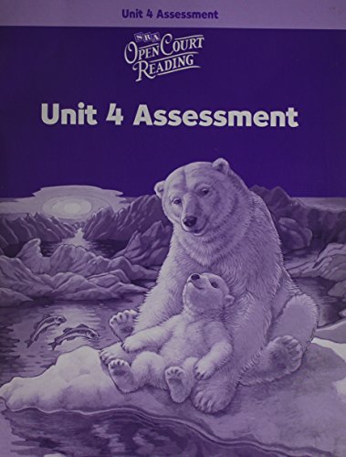 Open Court Reading, Unit 4 Assessment Workbook, Level 4