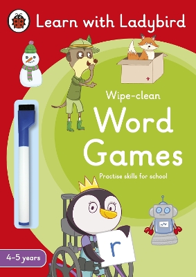 Word Games: A Learn with Ladybird Wipe-Clean Activity Book 4-5 years: Ideal for home learning (EYFS)