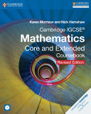 Cambridge IGCSE Mathematics Core and Extended Coursebook with CD-ROM