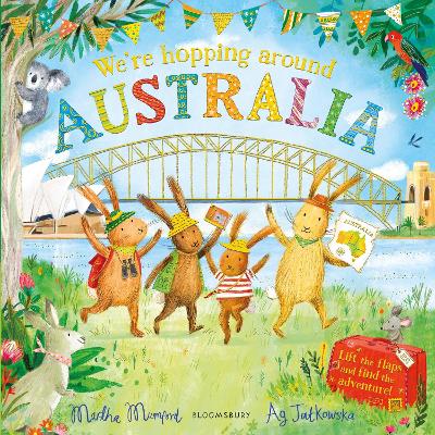 We're Hopping Around Australia: A Lift-the-Flap Adventure (The Bunnies of Hoppity Hill)
