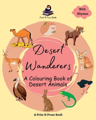 Desert Wanderers A Colouring Book of Desert Animals