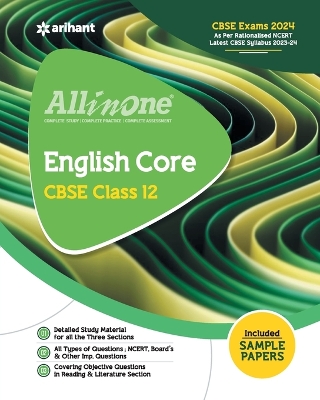 All in One Class 12th English Core for Cbse Exam 2024