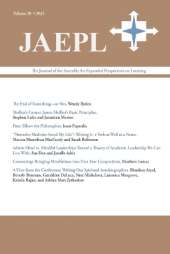 Jaepl 30 (2025): The Journal of the Assembly for Expanded Perspectives on Learning
