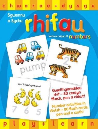 Chwarae a Dysgu: Sgwennu a Sychu - Rhifau