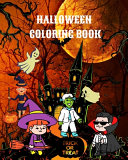Halloween Coloring Book: Wonderful big pictures, easy to color for kids, age 3+