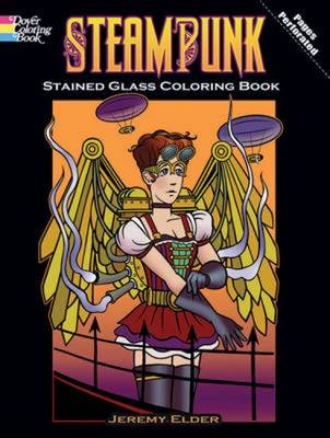 Steampunk: Stained Glass Coloring Book