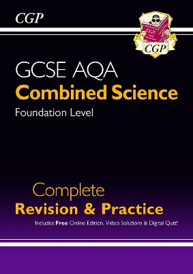 GCSE Combined Science AQA Foundation Complete Revision & Practice w/ Online Ed, Videos & Quizzes: for the 2024 and 2025 exams