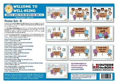 Welcome to Well-Being: Poster Pack B: Good to be Me with Mo & Ko