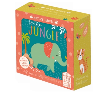 In the Jungle: A soft and cuddly baby cloth book
