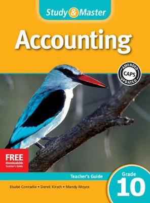 Study & Master Accounting Teacher's Guide Grade 10 Teacher's Guide Grade 10