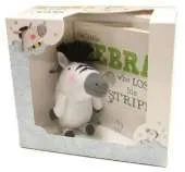 The Little Zebra Who Lost His Stripes Book & Plush
