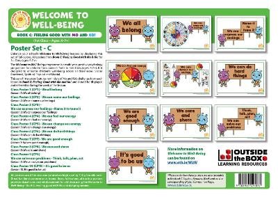 Welcome to Well-Being: Poster Pack C: Feeling Good with Mo & Ko