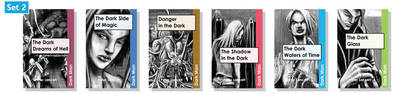 Dark Man Reading Books Set 2