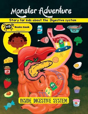 kids story about digestive system: digestive system story for kids about stomach and organs anatomy