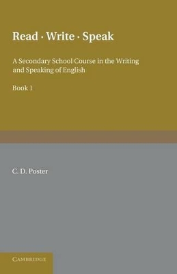 Read Write Speak: Volume 1